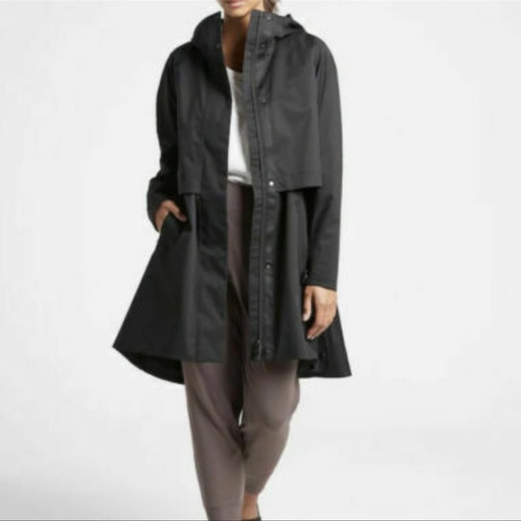 Athleta Jackets & Coats Athleta Edgewater Rainout Parka Black